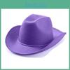 Painted Cowboy Hat With Sewn Edges For Gift Giving And Costume Parties