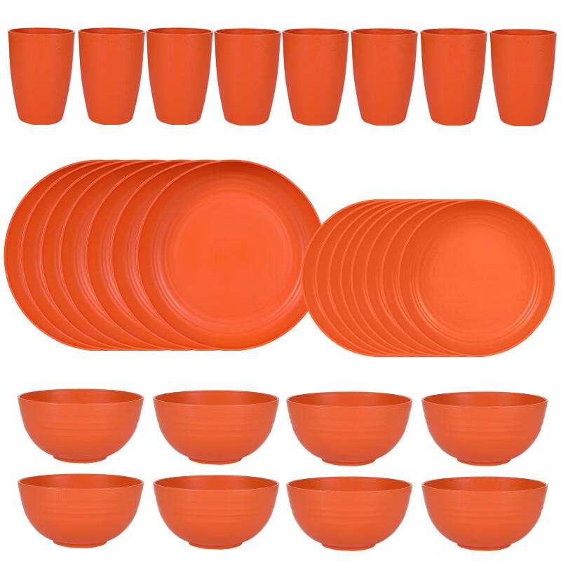 Wheat Straw Eco-Friendly Dining Set