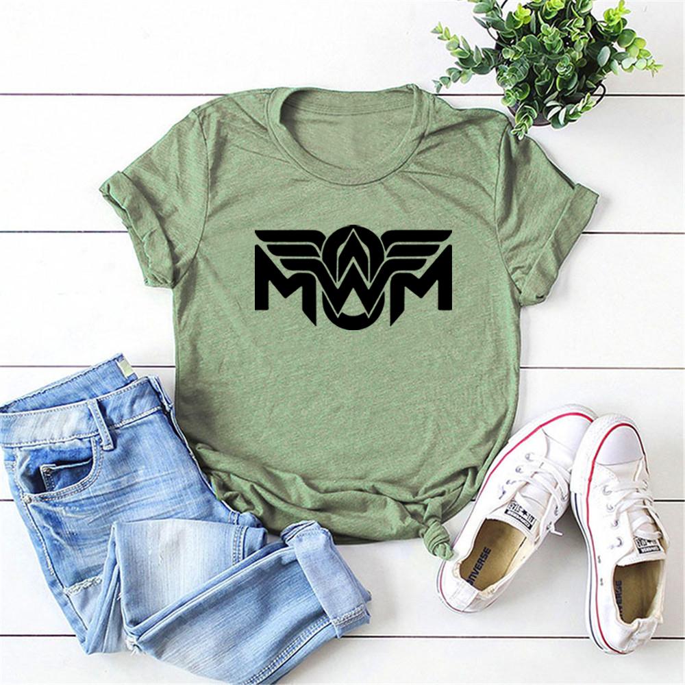 WonderWomen Tshirt Funny Mom Shirt Superhero Inspired Mom Life Shirt Mothers Day Shirt Vintage Harajuku Tops Gift for Mommy