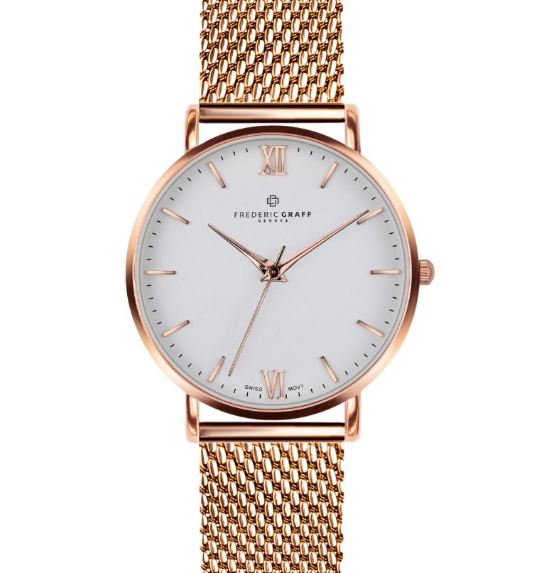 

Наручные часы Frederic Graff Rose Dent Blanche Mesh 43 mm