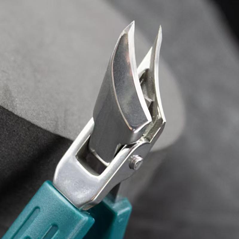 Slanted Pointed Nail Clippers Wide Jaw Opening Anti-Splash Slanted Nail Clipper Nail Scissors Toenail Pliers Nail Care Tools