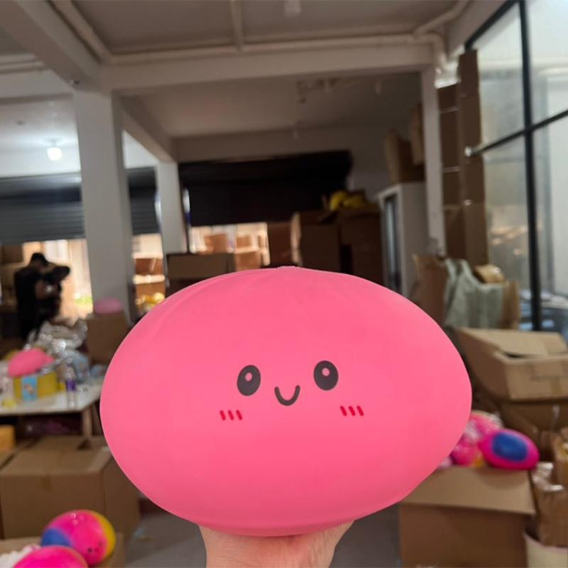 25Cm Colorful Simulated Steamed Bun Big Ball Toy Pinching And Relaxing Dumpling Toy Low Rebound Decompression Dough Ball Gift