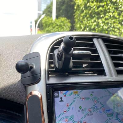 Plastový držák telefonu do auta Nastavitelný univerzální teleskopický držák na telefon s ventilačním otvorem