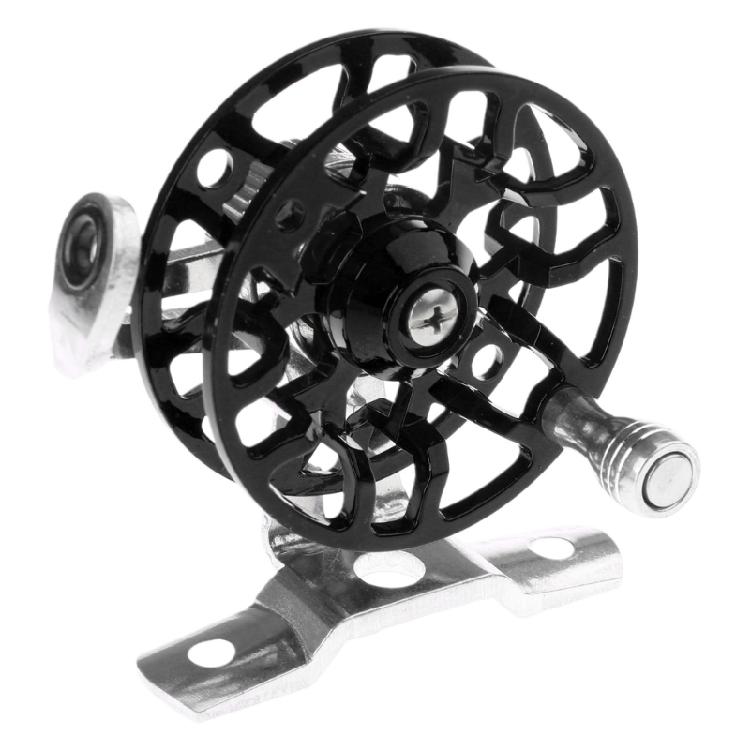 Fly Reel Right Handed Mini Lightweight Fishing Reel 53mm/50g Aluminum Alloy Ice Fishing Wheel Reel Spools Tackle Reel