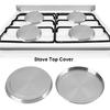 Dioche Electric Stove Covers, 4Pcs/Set Gas Stove Protectors, Stainless Steel Kitchen Stove Top Covers Cooker for Kitchen/Cooking, Wholesale Business