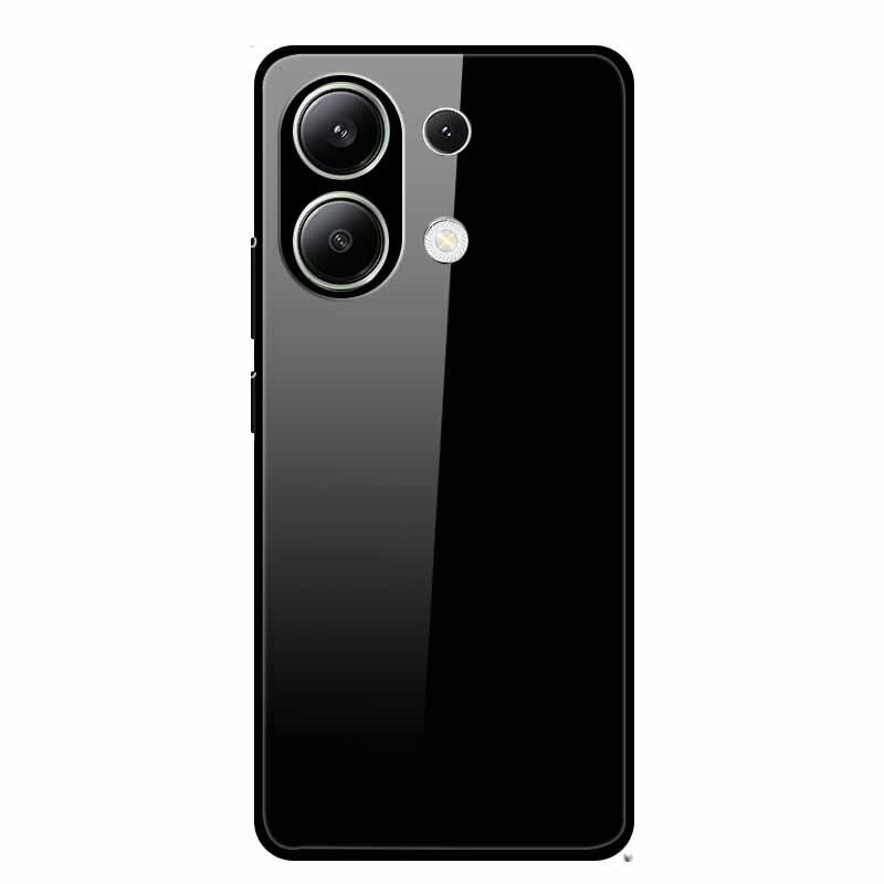 For Xiaomi Redmi Note 13 Pro 4G 6.67"Tempered Glass Cases Silicone Bumper Hard Back Covers for Redmi Note13 4G 6.67" Phone Cases
