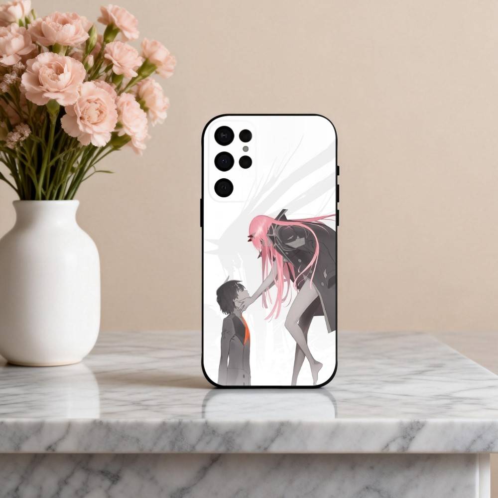 D-Darling in The F-Franxx Z-Zero Two Phone Case For Samsung S25,24,23,22,30,21,10,9,Ultra,Plus,Lite,FE,4,5 G Soft Black Case