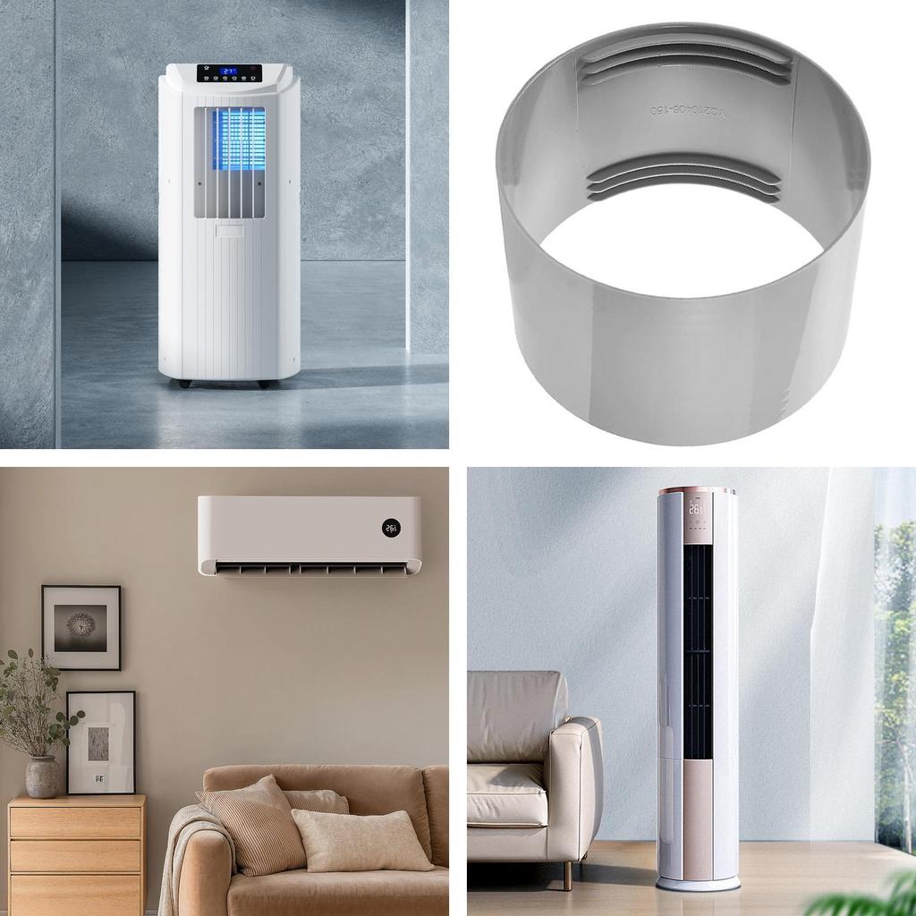 Neuer Klimaanlagen-Abluftschlauchadapter AC-Entlüftung Abluftkupplung Klimaanlagen-Schlauchverlängerungskupplung Ersatz-Zubehör