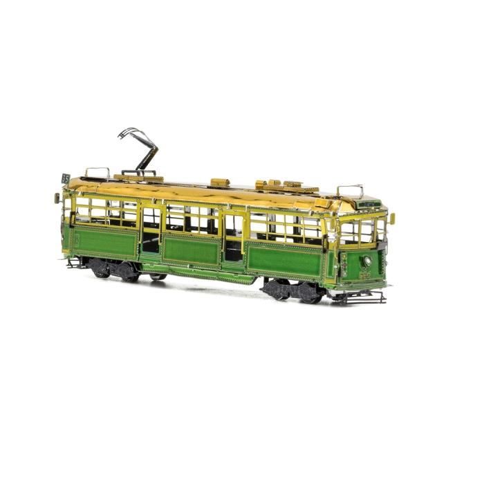 Metal Earth Fascinations, Melbourne W-class Tram 3D puzzle en métal, miniature découpée au Laser