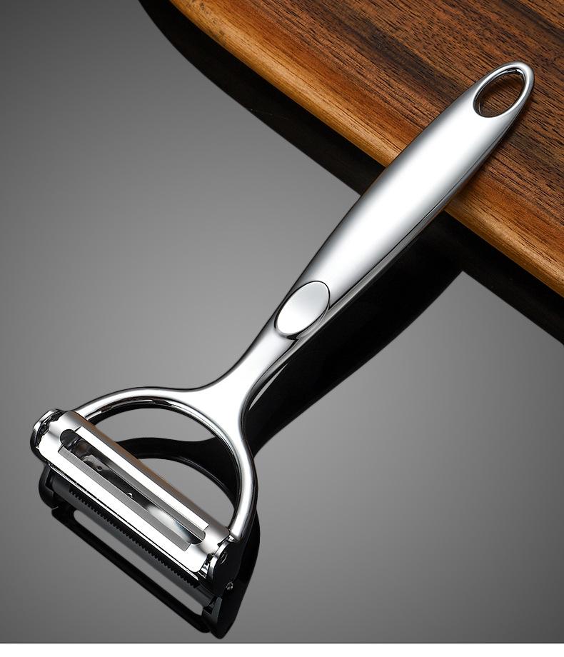 Zinc Alloy Multi-Functional Veggie & Fruit Peeler, Melon Grater, Potato Shredder