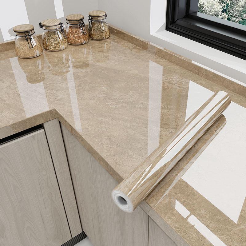 Eco-Friendly Kitchen Anti-Oil Stickers: Self-Adhesive, Waterproof, Heat-Resistant Tile and Stove Top Renovation Wallpaper.