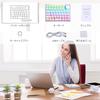 Koolertron Keyboard with Macro 45 Wired RGB Mini Shortcut Suitable for Video Editing Improves Work Efficiency RGB One-Handed Knob, Keyboard, Keys,