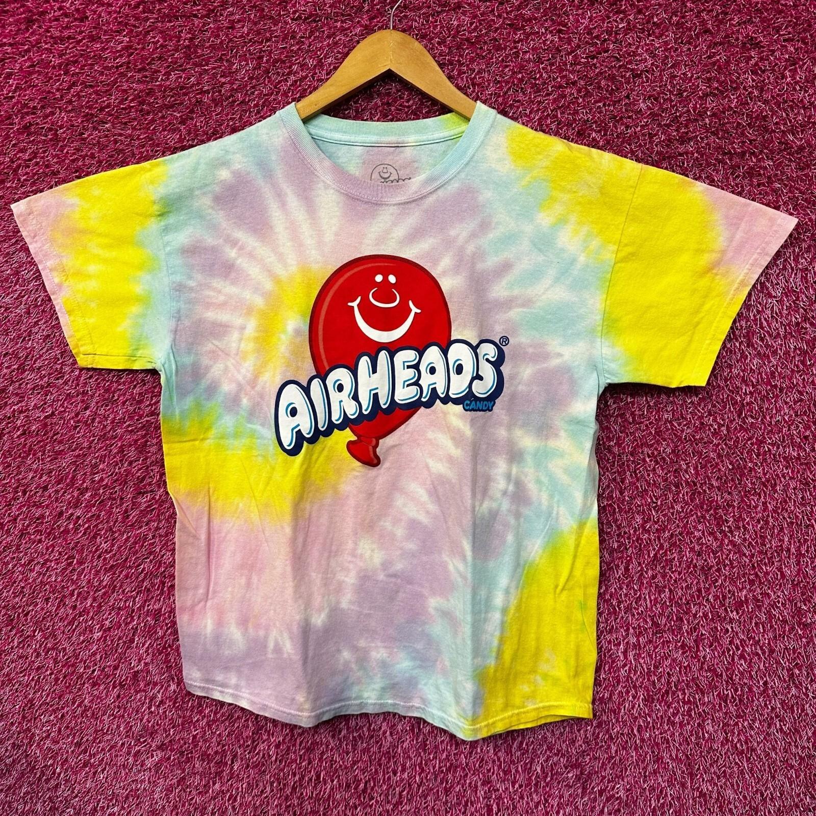 

Airheads Smiley Red Balloon Logo Taffy Candy Promo Tie Dye Large L
