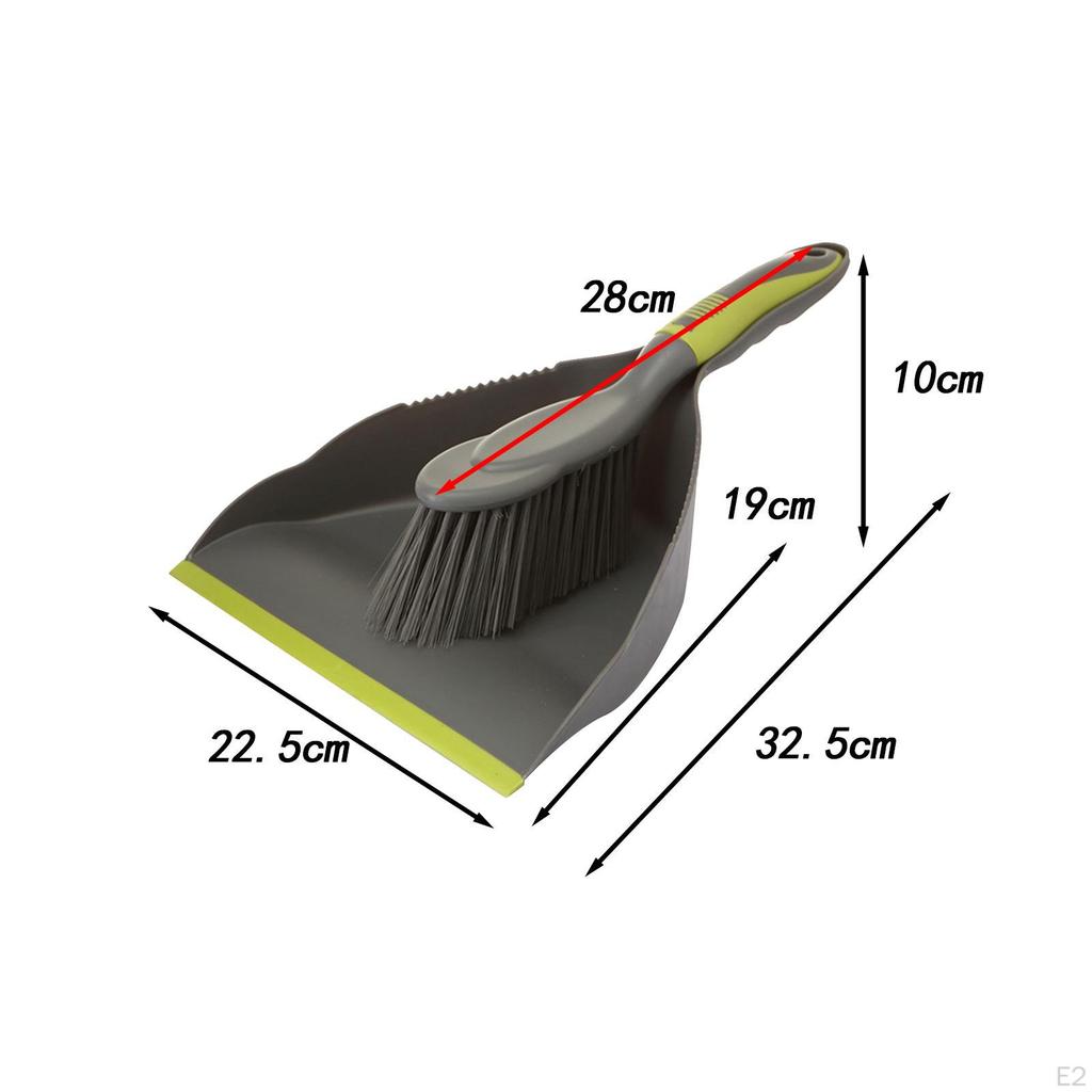 Mini Broom and Dustpan Set Dust Pan Hand Brush Practical Multipurpose Cleaning Keyboard Sweep