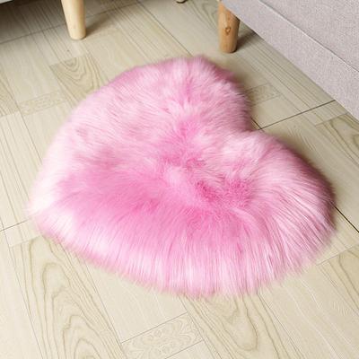 Spot Love Faux Wool Rug, Mattress Blanket, Sofa Cushion, Plush Foot Pad for Living Room, Coffee Table, or Bedroom
