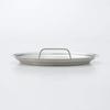 MUJI Stainless Steel Lid Compatible with 16-18cm Diameter Pots Approx. 20cm Diameter