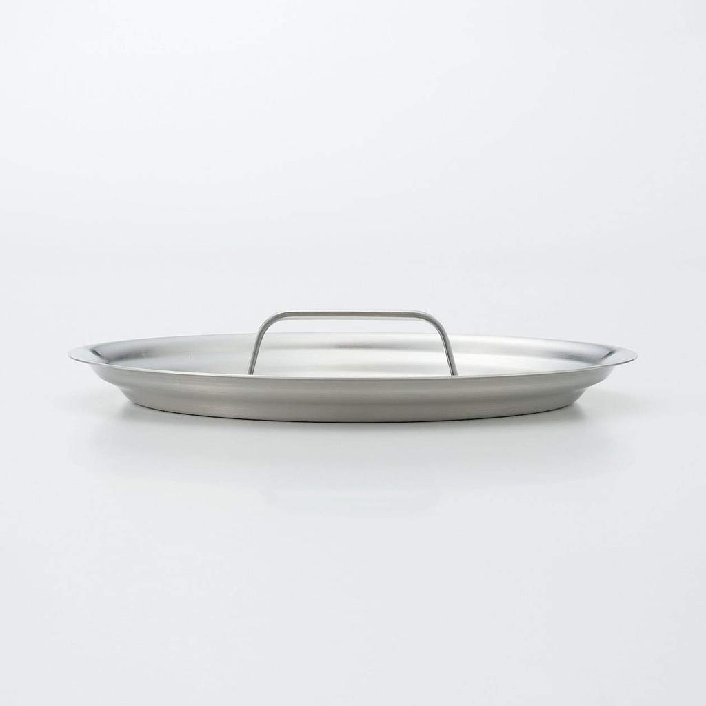 MUJI Stainless Steel Lid Compatible with 16-18cm Diameter Pots Approx. 20cm Diameter