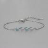 Luxury Rhinestone Wave Bracelet For Women Fashionable Versatile Elegant Chain Bangle High End Jewelry Accessory