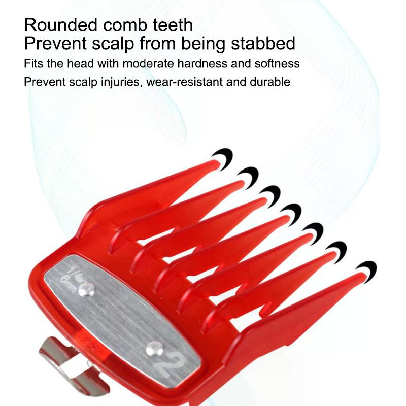 4/8Pcs Professional Barber Hair Clipper Guide Combs For Trimmer Attachment Hair Cutting Guide Replacement Set Limited Comb Salon