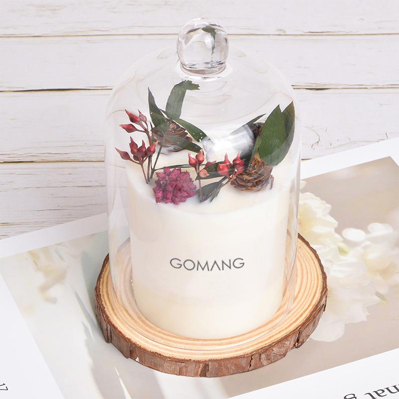 

Golden Bell Glass Scented Candle Soy Wax Free Valentine’s Day Set Candle Souvenir