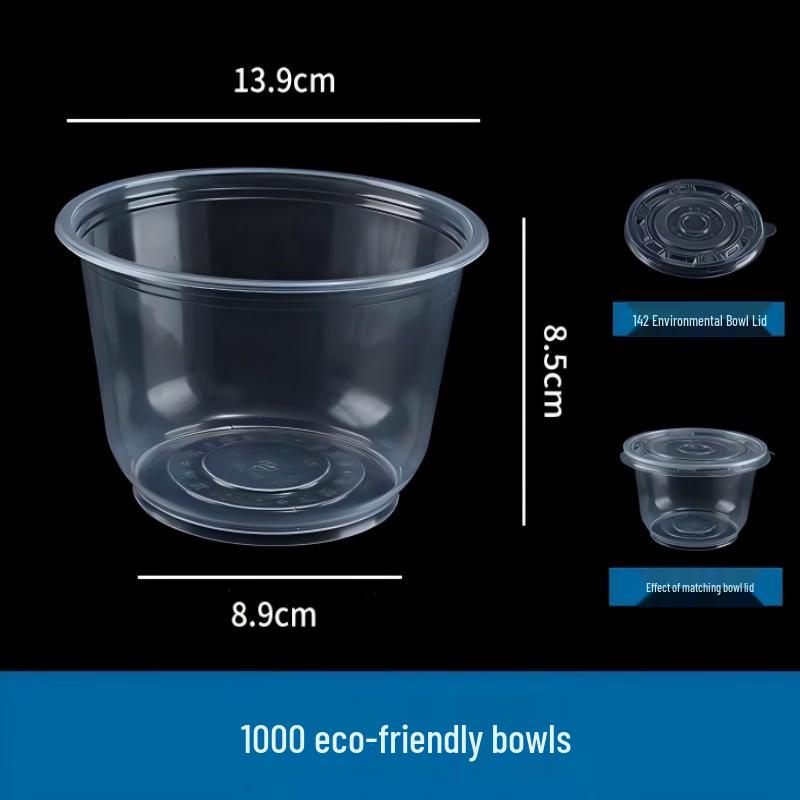 DREAM Disposable Round Microwavable Eco-Friendly Bowls