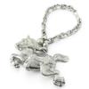 Excellent Bag Charm Shuval Horse Keychain Silver SV925 Women Used