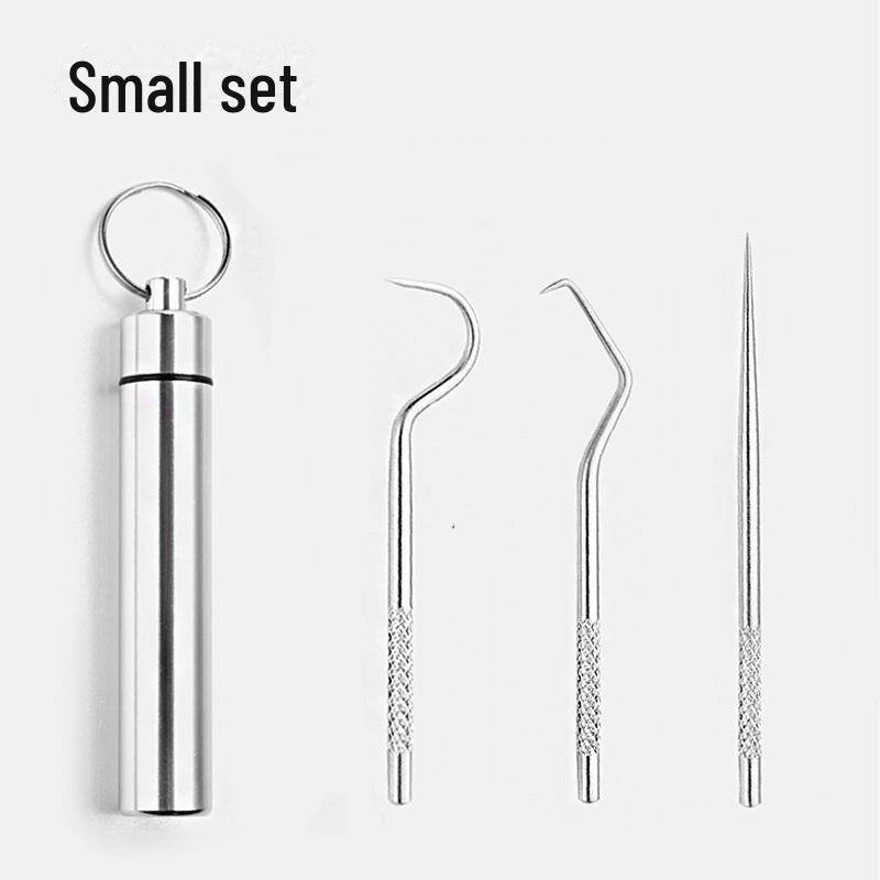 

Набор инструментов для переноски зубочисток и зубной нити из нержавеющей стали 304