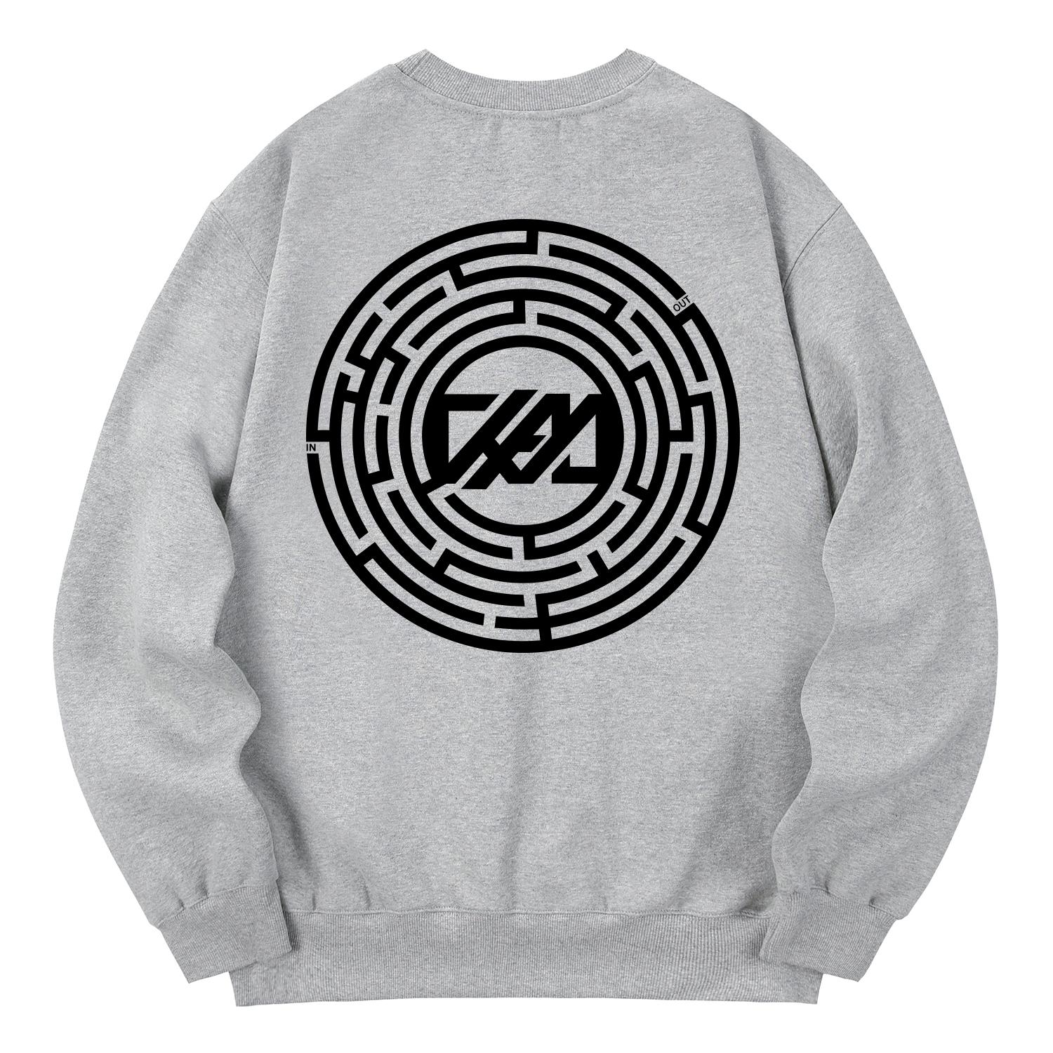 Khan 6312 Kmg0080 Худи Khan Circle с флисовой подкладкой - Серый L
