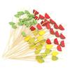 Sticks Salad Sandwich Toothpicks Cupcake Fruit Fork Handmade Toothpicks Fruit Sticks Bamboo Picks Food Fruit Cocktail Decor
