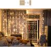 LED Waterfall Flowing Net Lights: Outdoor Waterproof Festival Decoration Fairy Lights for a Romantic Atmosphere