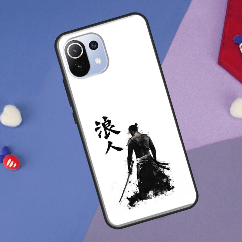 Japanese Style Samurai Art Cover For Xiaomi 14 Ultra 13 11T 12T 13T 14T Pro POCO X6 X7 Pro X3 X5 F3 F5 F6 M6 Pro Case