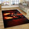 Gothic Horror Monsters Demon Ghost Carpet Rug for Bedroom Living Room Home Sofa Decoration,Children Game Large Decor Floor Mat