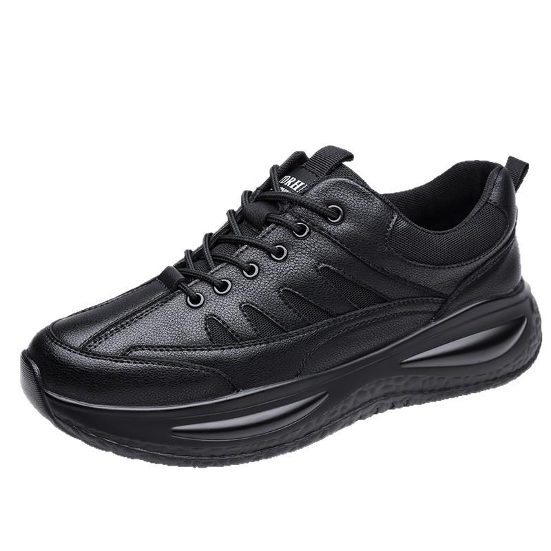 Men's Shoes Autumn and Winter New Casual Leather Shoes Men's Running Sports Shoes Men's Soft-soled Shoes