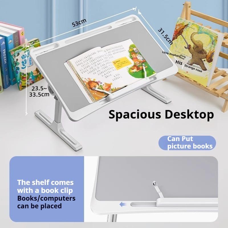 Eary Book Stand for Reading Height Angle Adjustable Laptop Holder for Bed Foldable Portable Stand Gifts for Kids Friends Women