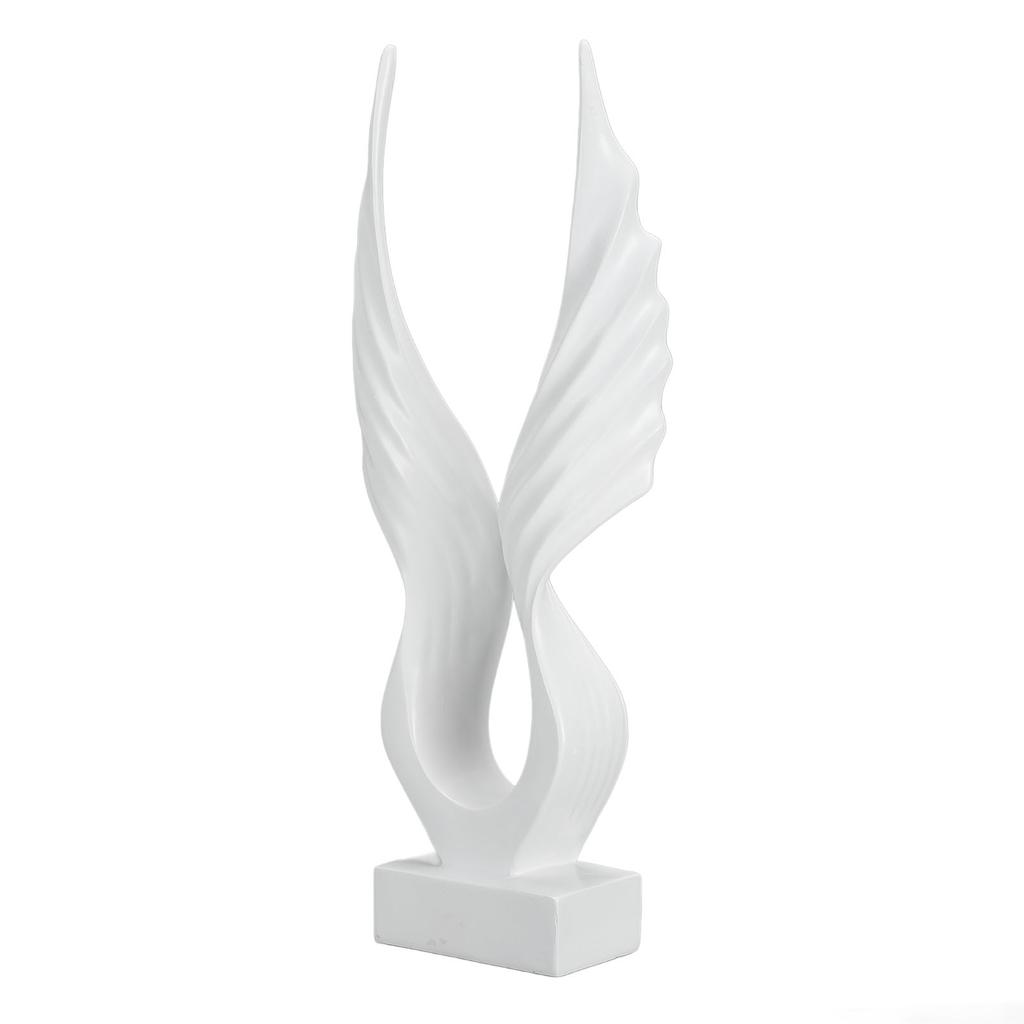 Abstract Wing Sculpture Artistic Decorative Resin Wing Statue Ornament for Living Room Office