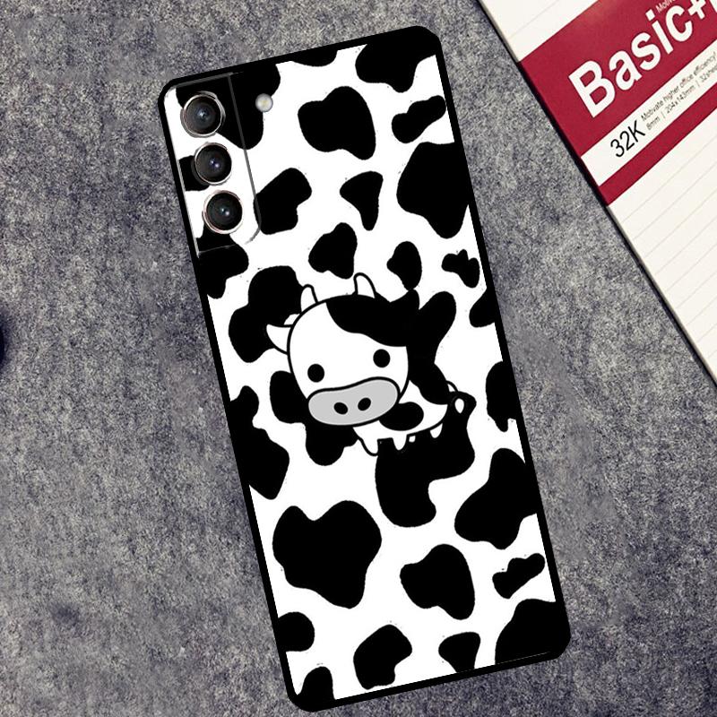 Cut Cow Case For Samsung Galaxy S26 S25 Ultra S20 S21 S22 S23 S24 Ultra S10 Plus S25 FE Cover Coque