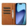For iPhone 17 Pro Case RFID Blocking PU Leather Phone Wallet Cover