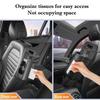 Car Seat Side Multifunctional Storage Bag Leather Tissue Paper Storage Box Auto Interior Glasses Mobile Phone Organize Bag
