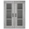 Highboard Gray Sonoma 69.5 x 34 x 180 cm Particleboard