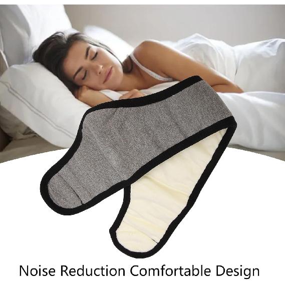 Soundproof Sleep Earmuff Headband, Sleeping Noise Cancelling Ear Wrap Ear Muffs Winter Women Sleep Mask for Men Women