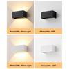 Aluminum LED Wall Lamp Outdoor Waterproof IP65 Interior Wall Light 12W24W Porch Garden Lights Living Room Street Stairs Lighting