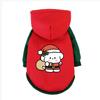 Pet Christmas Hooded Sweatshirt  Cats & Dogs Fashion Winter Warm Clothes Suitable For Cats ,TeddyGolden Retriever Party supplier