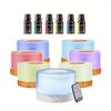 16.91oz Ultrasonic Aromatherapy Machine - Air Humidifier & Essential Oil Diffuser with 7 LED Color Lights, Cool Mist Aroma Diffu