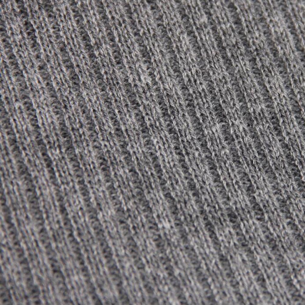 Men/Women Knitted Cap Simple Solid Color Warm Woolen Beanie Hat