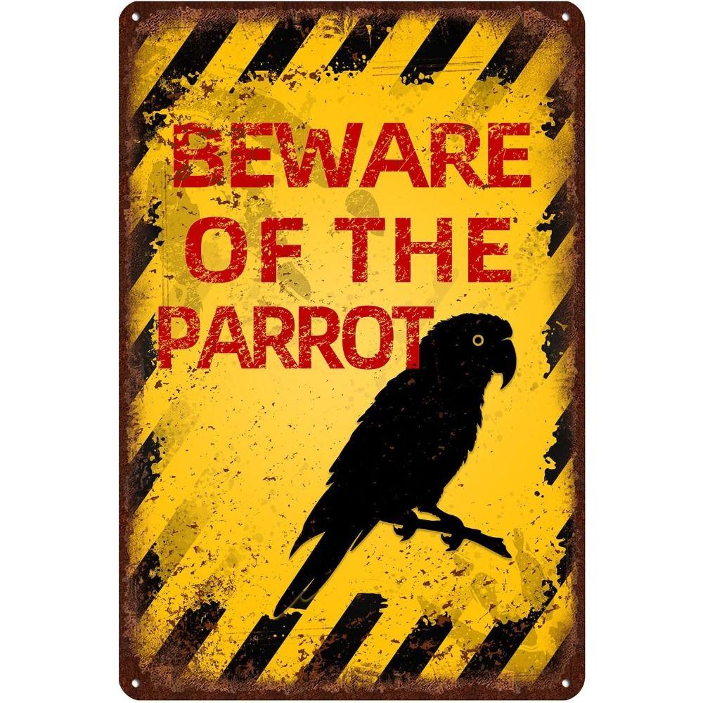 Beware of Animal Silhouette Aluminum Signs Metal Warning Plates