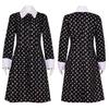 Wednesday Addams Cosplay School Uniform Halloween Costume for Women
