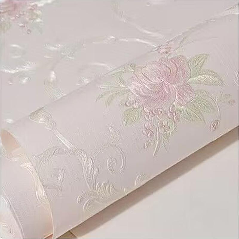 Eco-Friendly Mold-Proof Non-Woven 3D Wall Stickers: Thick, Self-Adhesive, Moisture-Resistant European-Style Wallpaper for Bedrooms and Living Rooms.