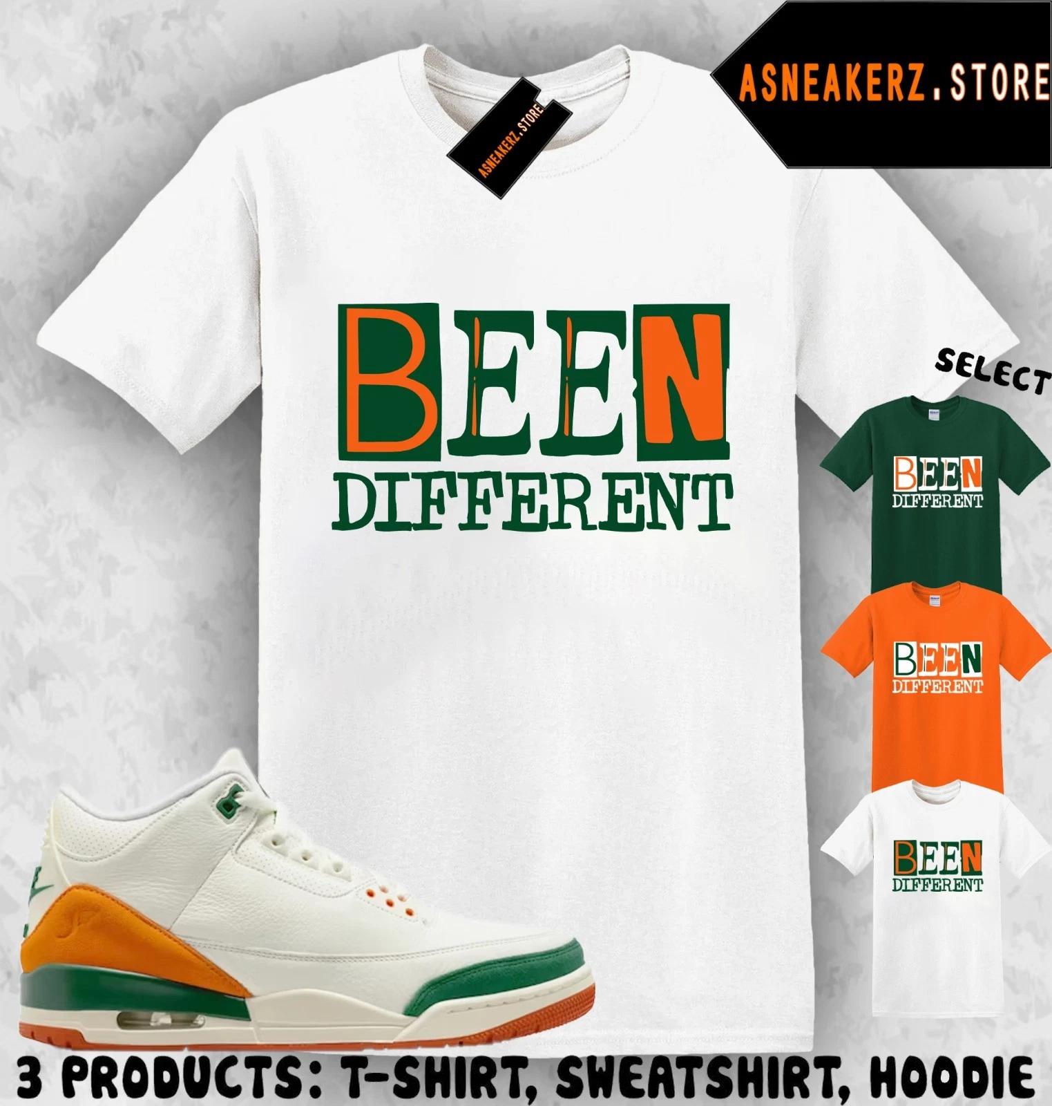 

Shirt To Match SoleFly x AJ 3 Miami Sneaker Matching Tee Been Different T-Shirt S