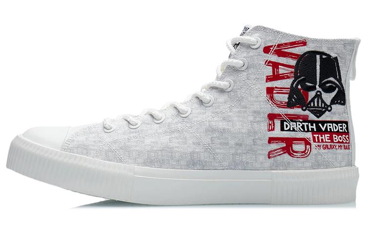 Кеды Li Ning Высокие Повседневные X Star Wars Кремово-белый Черный AGCR283-1 40