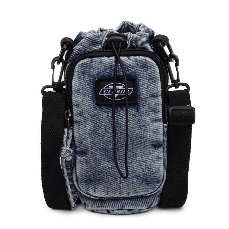 Damen Outdoor Sport Umhängetasche Herren Wasserkocher Tasche Multifunktionale Denim Schultertasche